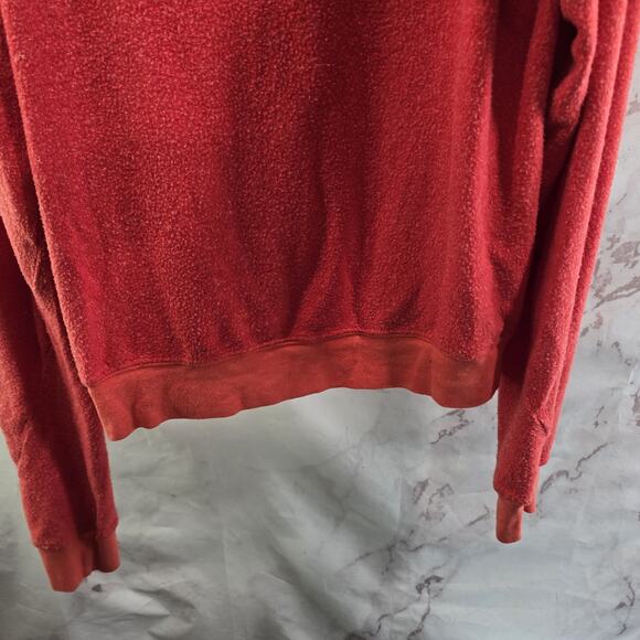 Wildfox Christmas Sweatshirt Womens Small Red Holiday Crewneck Mistletoe Morning - Picture 8 of 11